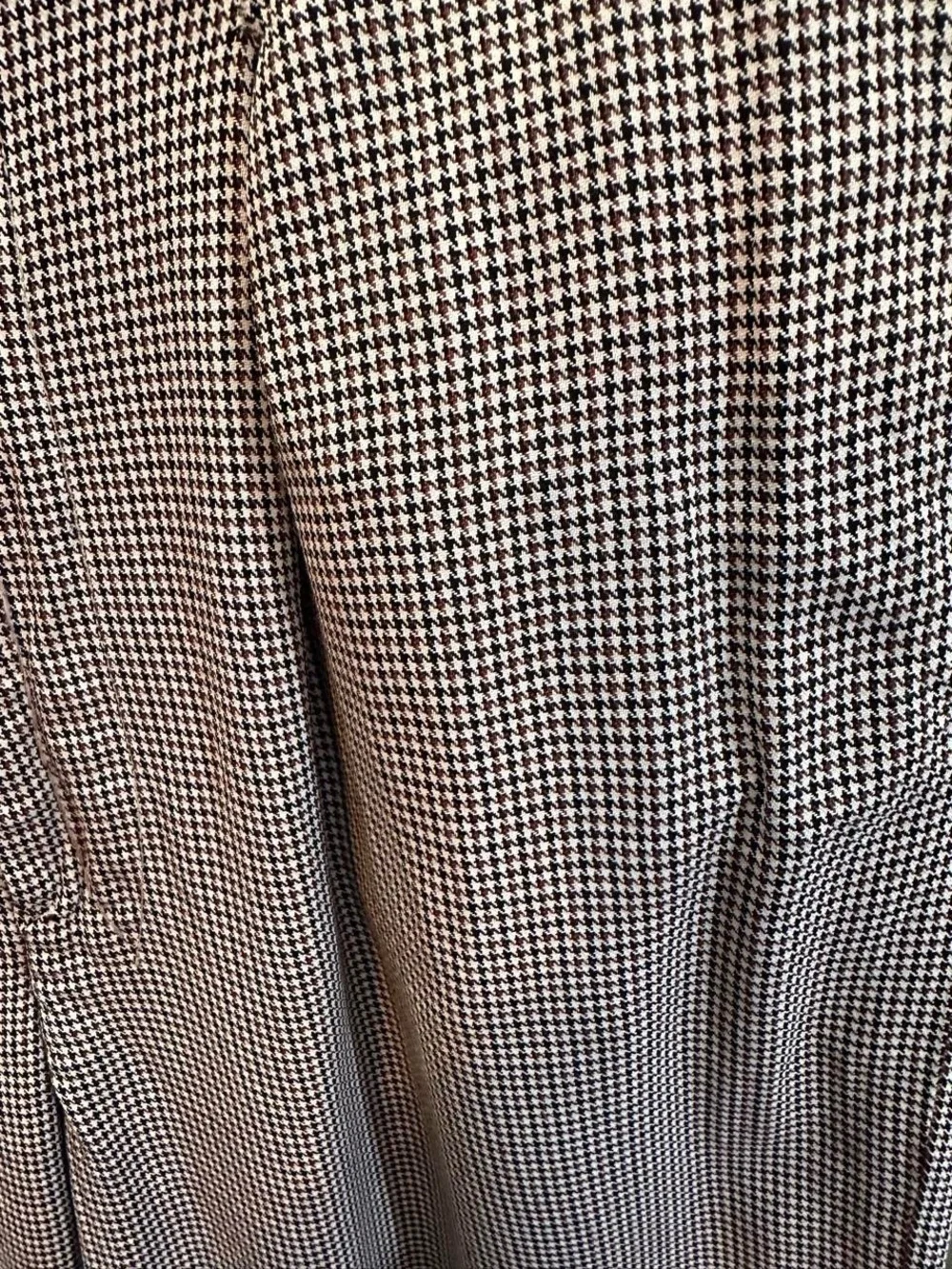 True Vintage 1950s Spree Togs Micro Houndstooth Pattern Womens Trousers Size 12